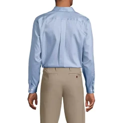 Men's No Iron Supima Cotton Pinpoint Buttondown Collar Dress Shirt