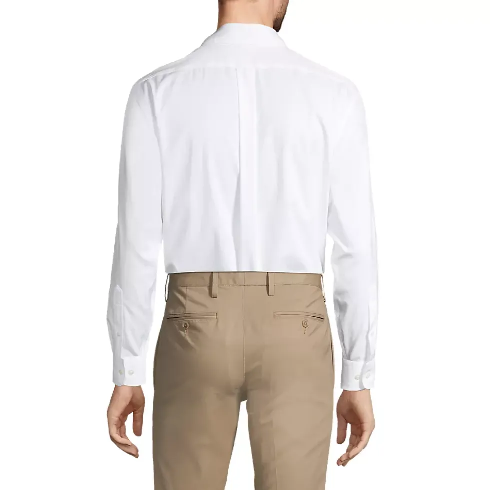Men's No Iron Supima Cotton Pinpoint Buttondown Collar Dress Shirt