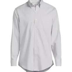Men's No Iron Supima Cotton Pinpoint Buttondown Collar Dress Shirt