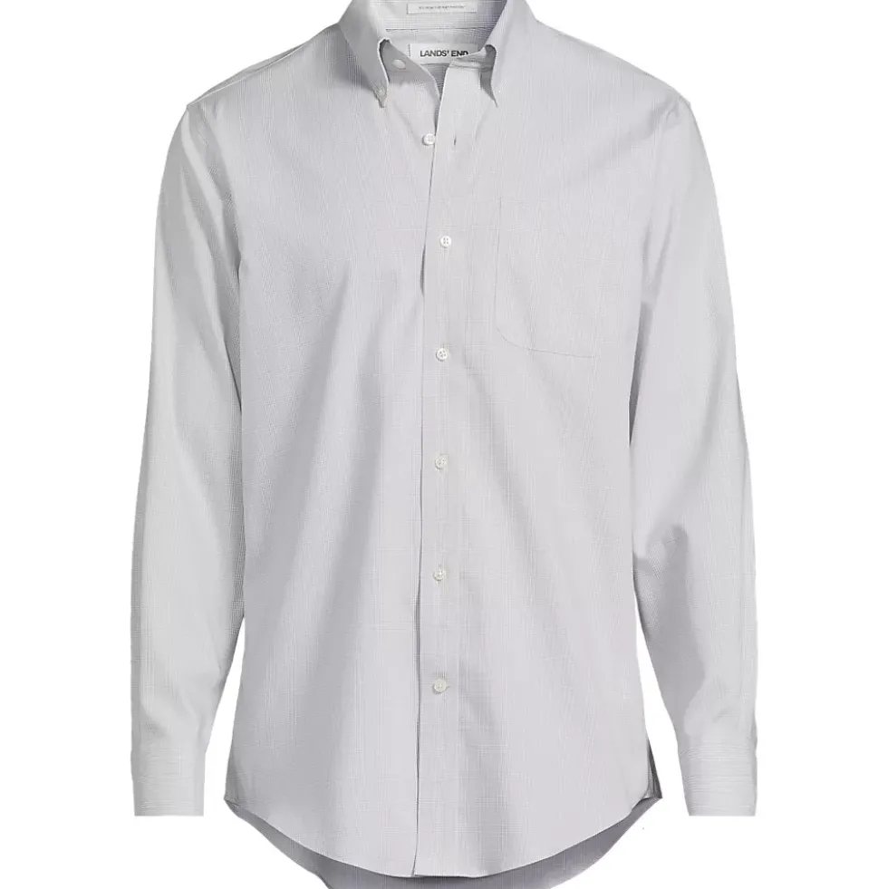 Men's No Iron Supima Cotton Pinpoint Buttondown Collar Dress Shirt