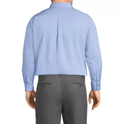 Men's No Iron Supima Cotton Pinpoint Buttondown Collar Dress Shirt