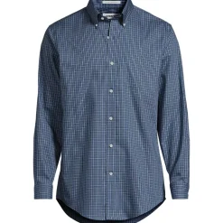 Men's No Iron Supima Cotton Pinpoint Buttondown Collar Dress Shirt