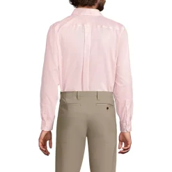 Men's No Iron Supima Cotton Pinpoint Buttondown Collar Dress Shirt