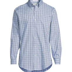 Men's No Iron Supima Cotton Pinpoint Buttondown Collar Dress Shirt