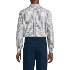 Men's No Iron Supima Cotton Pinpoint Buttondown Collar Dress Shirt