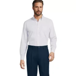 Men's No Iron Supima Cotton Pinpoint Buttondown Collar Dress Shirt