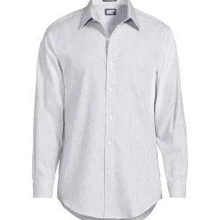 Men's No Iron Supima Cotton Pinpoint Buttondown Collar Dress Shirt
