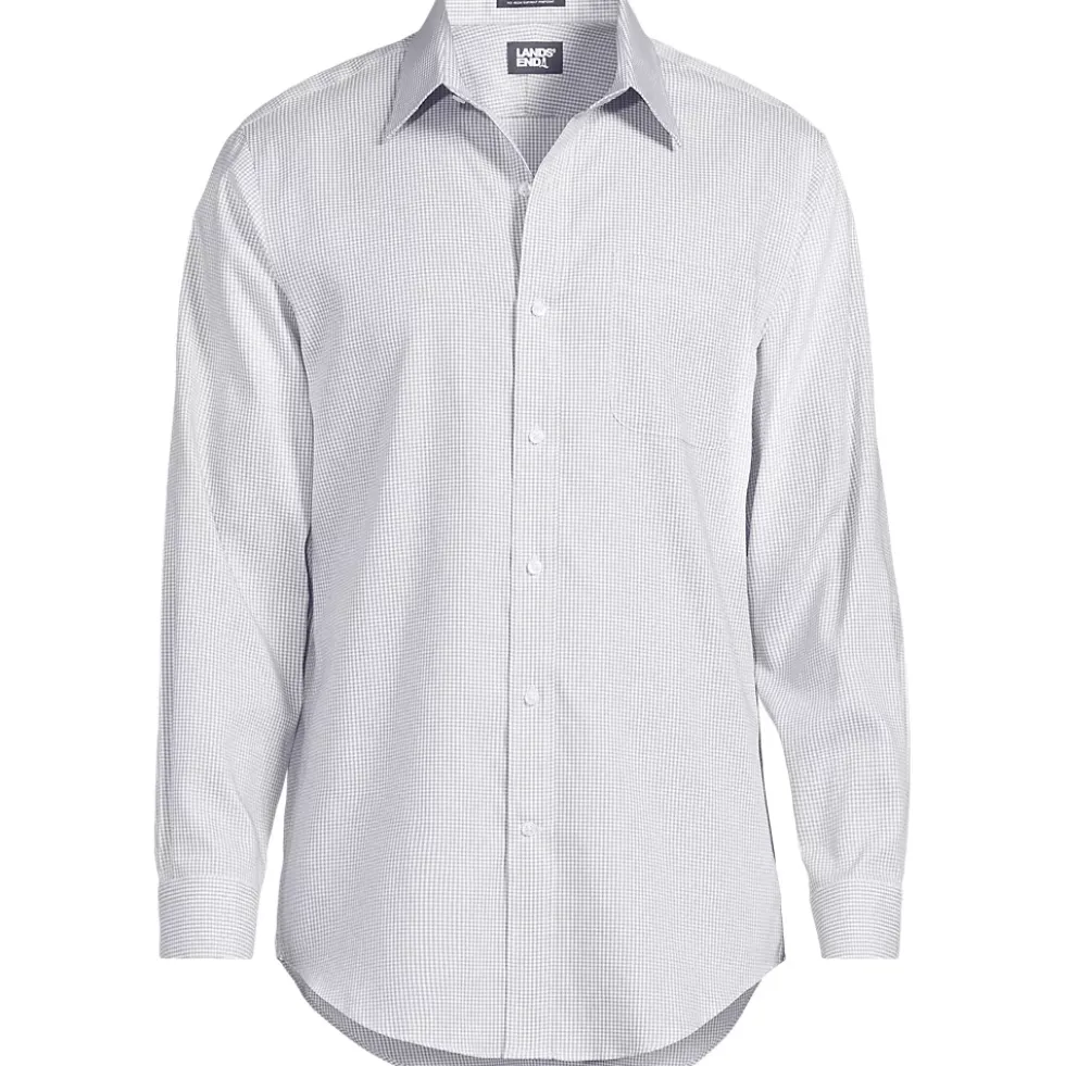 Men's No Iron Supima Cotton Pinpoint Buttondown Collar Dress Shirt