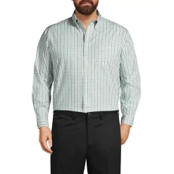 Men's No Iron Supima Cotton Pinpoint Buttondown Collar Dress Shirt