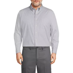 Men's No Iron Supima Cotton Pinpoint Buttondown Collar Dress Shirt