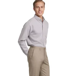 Men's No Iron Supima Cotton Pinpoint Buttondown Collar Dress Shirt