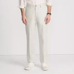 Men's No Iron Traditional Fit Plain Front Chino Pant