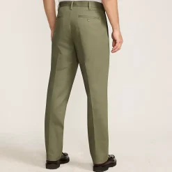 Men's No Iron Traditional Fit Plain Front Chino Pant