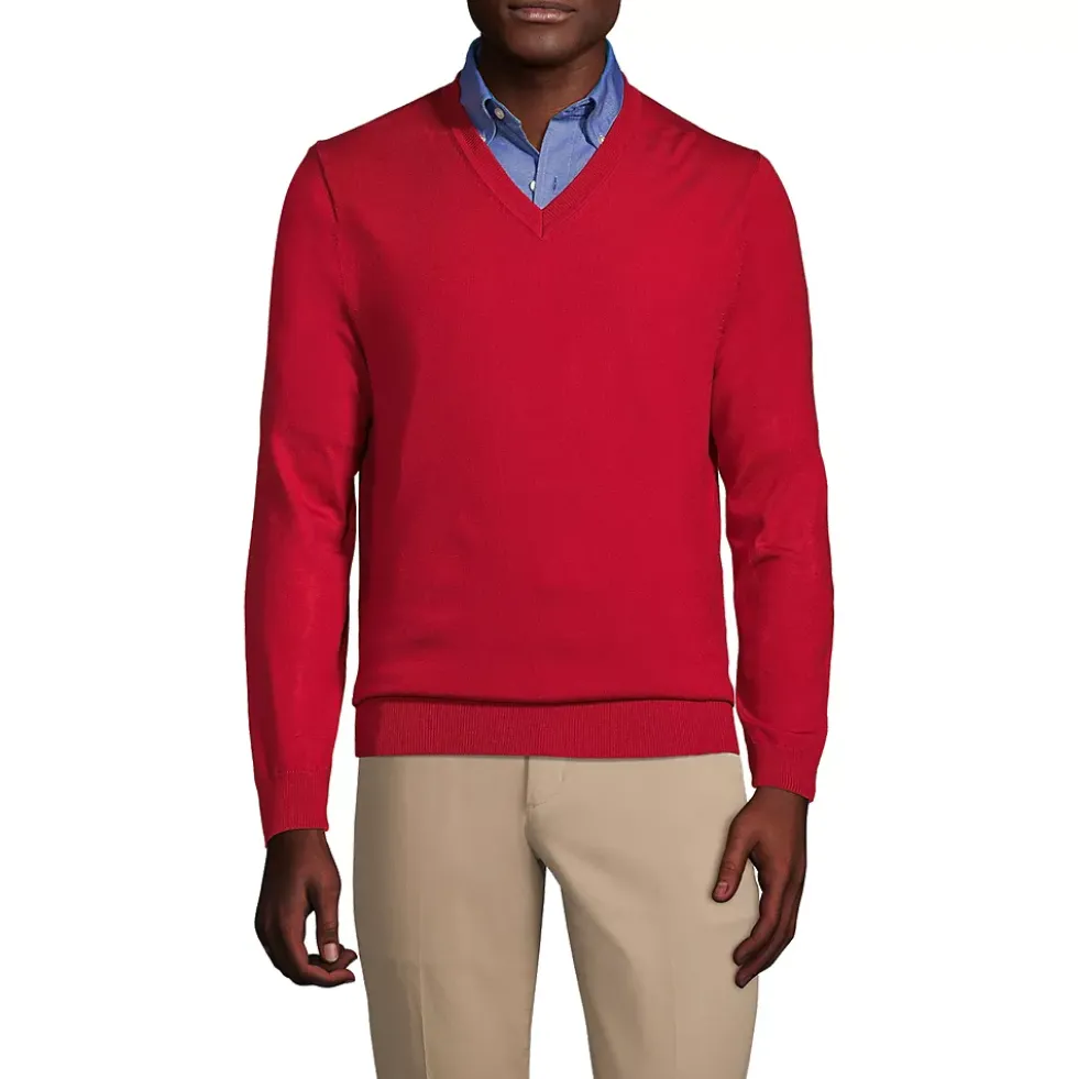 Men's Performance V-neck Sweater