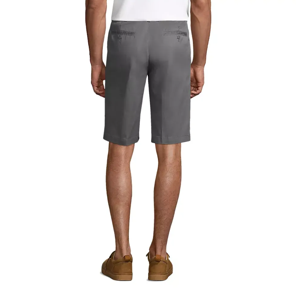 Men's 11" Plain Front Blend Chino Shorts