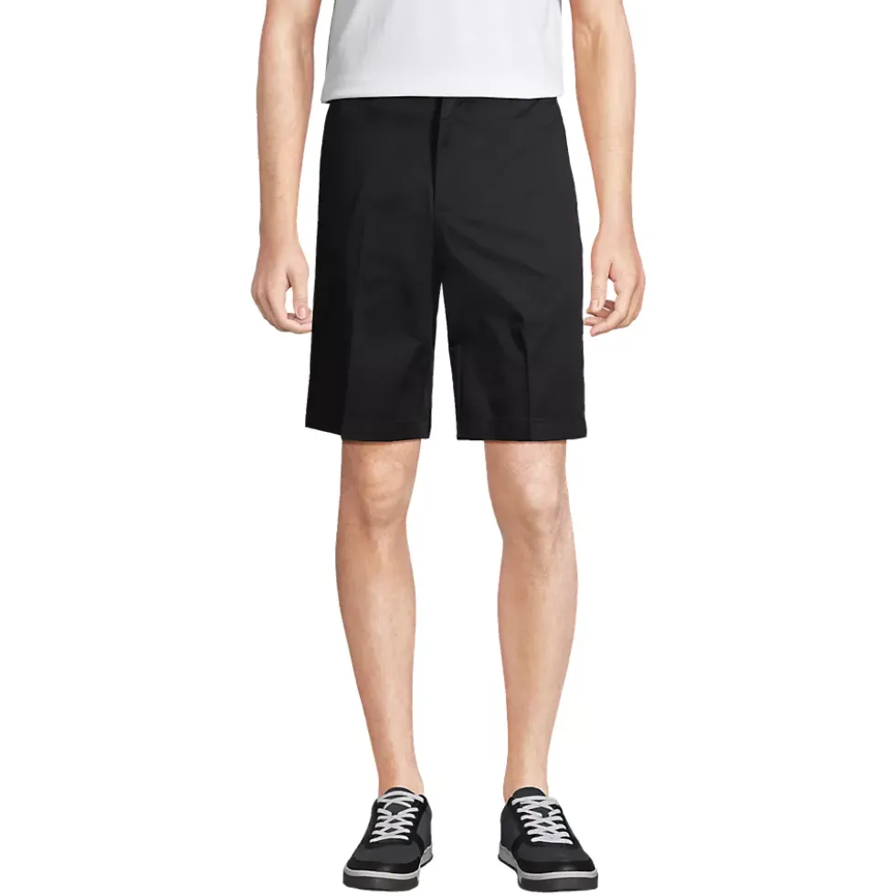 Men's 11" Plain Front Blend Chino Shorts