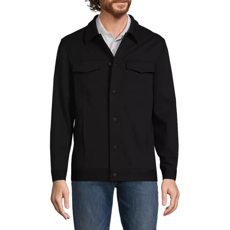 Men's Ponte Shirt Jacket