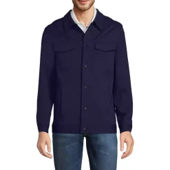 Men's Ponte Shirt Jacket