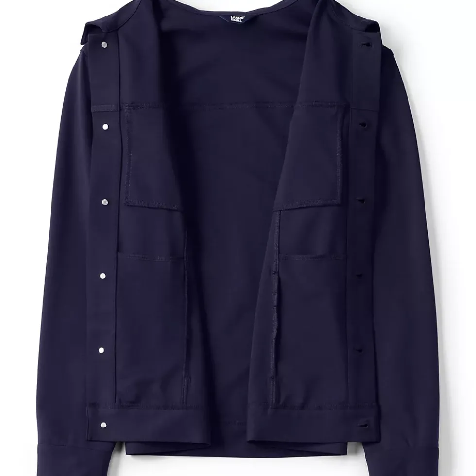 Men's Ponte Shirt Jacket