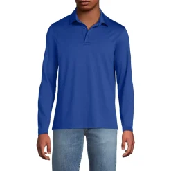Men's Rapid Dry Long Sleeve Modern Fit Polo