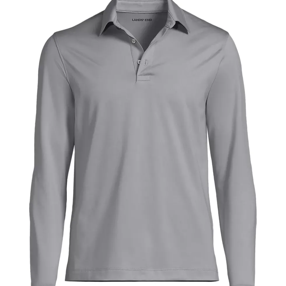 Men's Rapid Dry Long Sleeve Modern Fit Polo