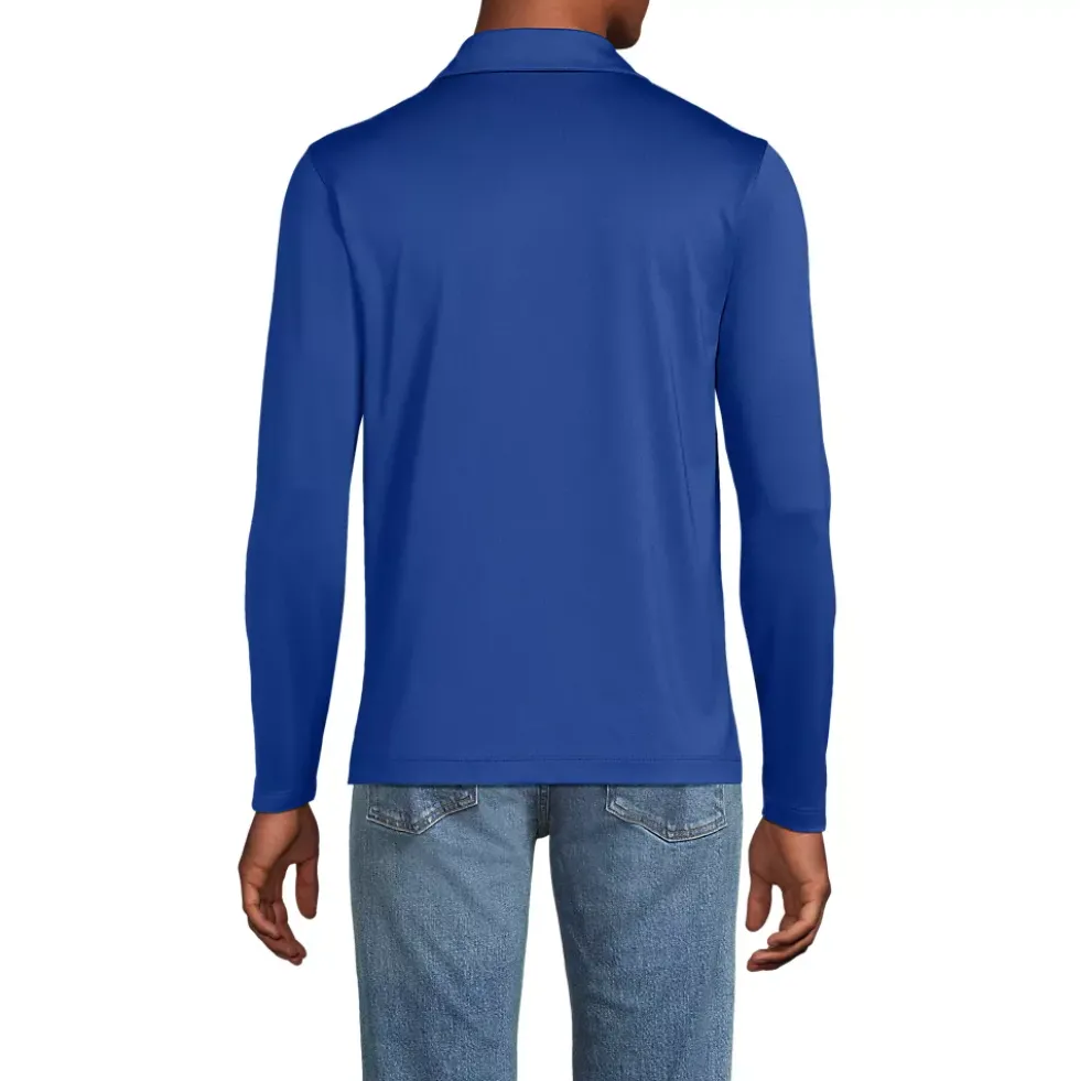 Men's Rapid Dry Long Sleeve Modern Fit Polo