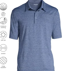 Men's Rapid Dry Space Dye Polo Shirt