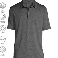 Men's Rapid Dry Space Dye Polo Shirt