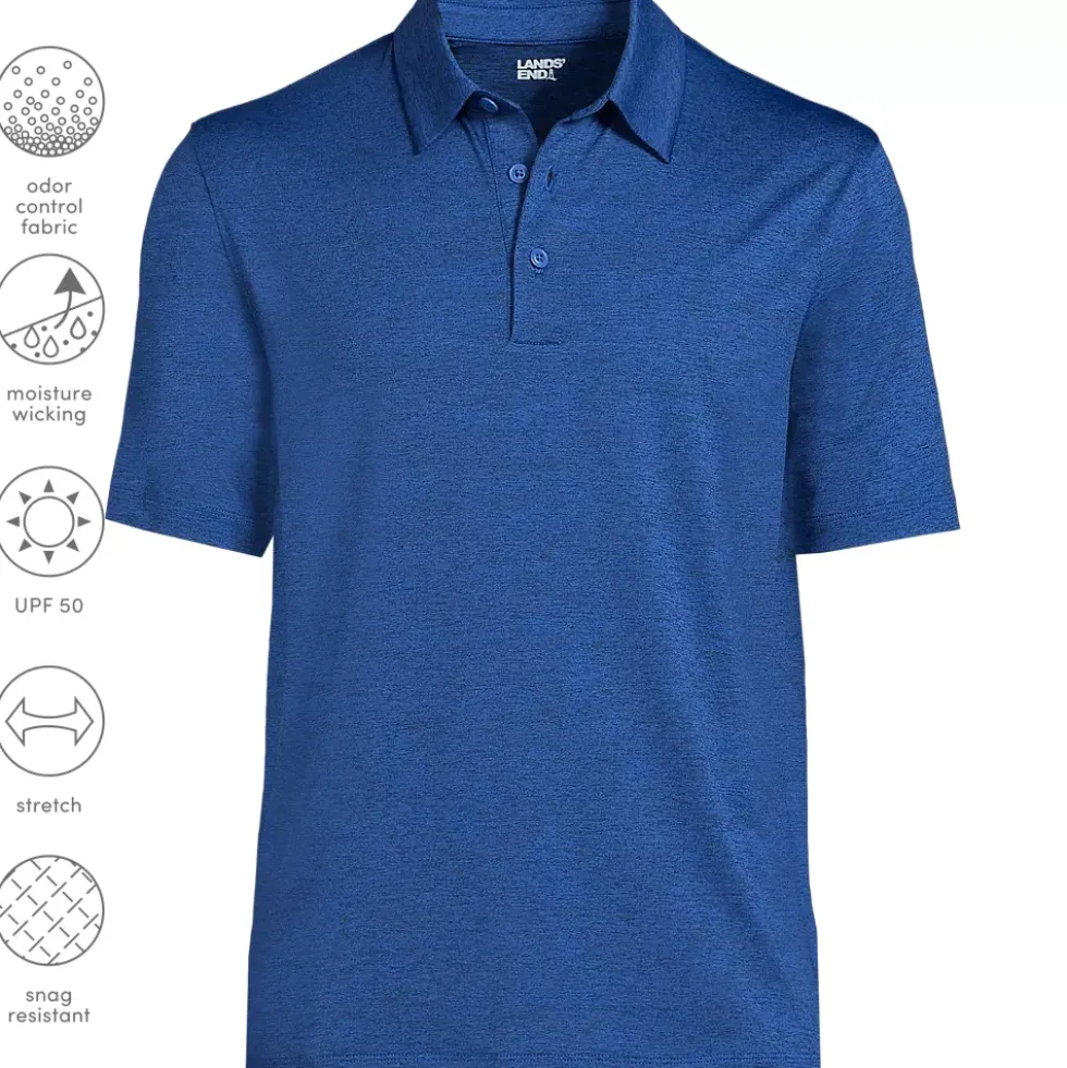Men's Rapid Dry Space Dye Polo Shirt