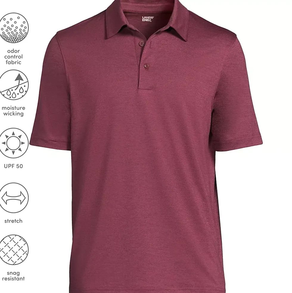 Men's Rapid Dry Space Dye Polo Shirt