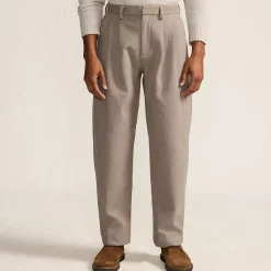 Men's Relaxed Fit Pleated Dress Pants