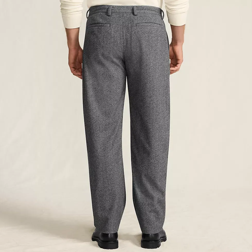 Men's Relaxed Fit Pleated Dress Pants