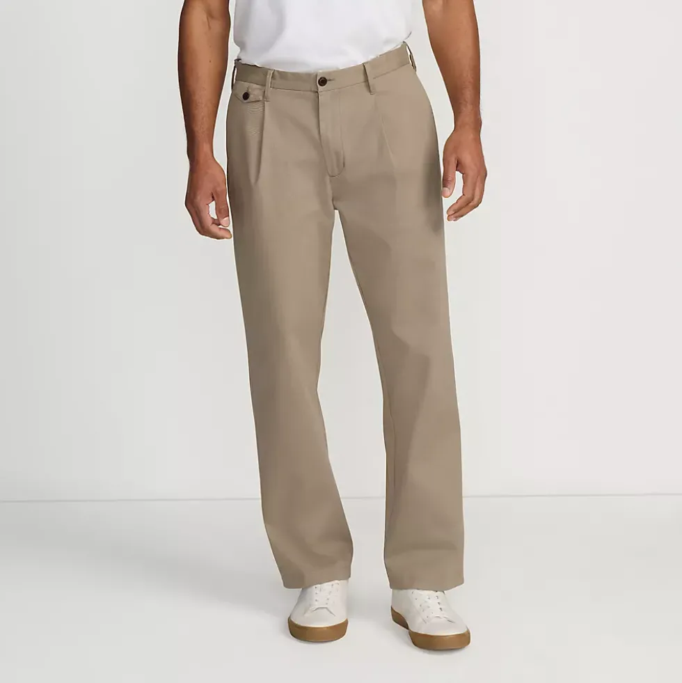 Men's Relaxed Fit Pleated Knockabout Chino Pants