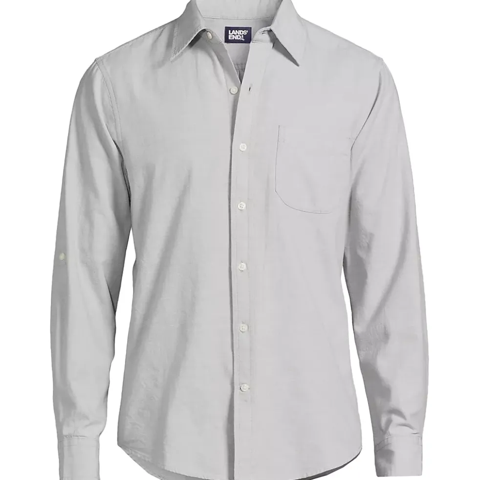 Men's Roll Sleeve Chambray Shirt