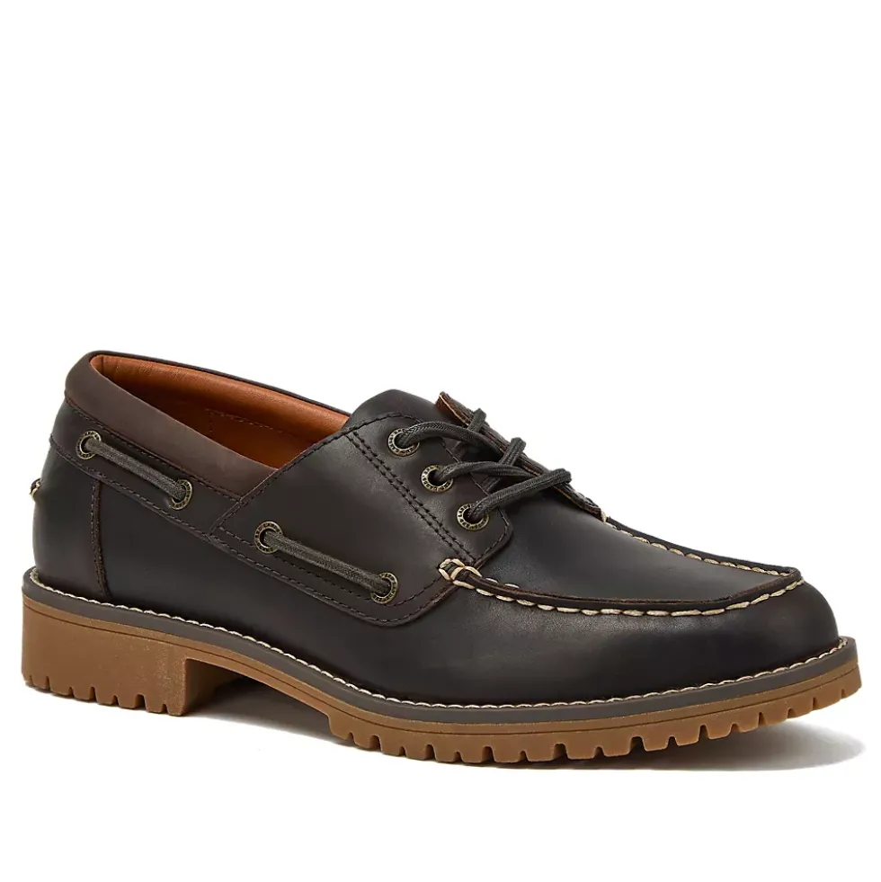 Men's Seaport Leather Lace Up Boat Shoes