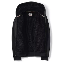 Men's Serious Sweats Full Zip Sherpa Fleece Hoodie