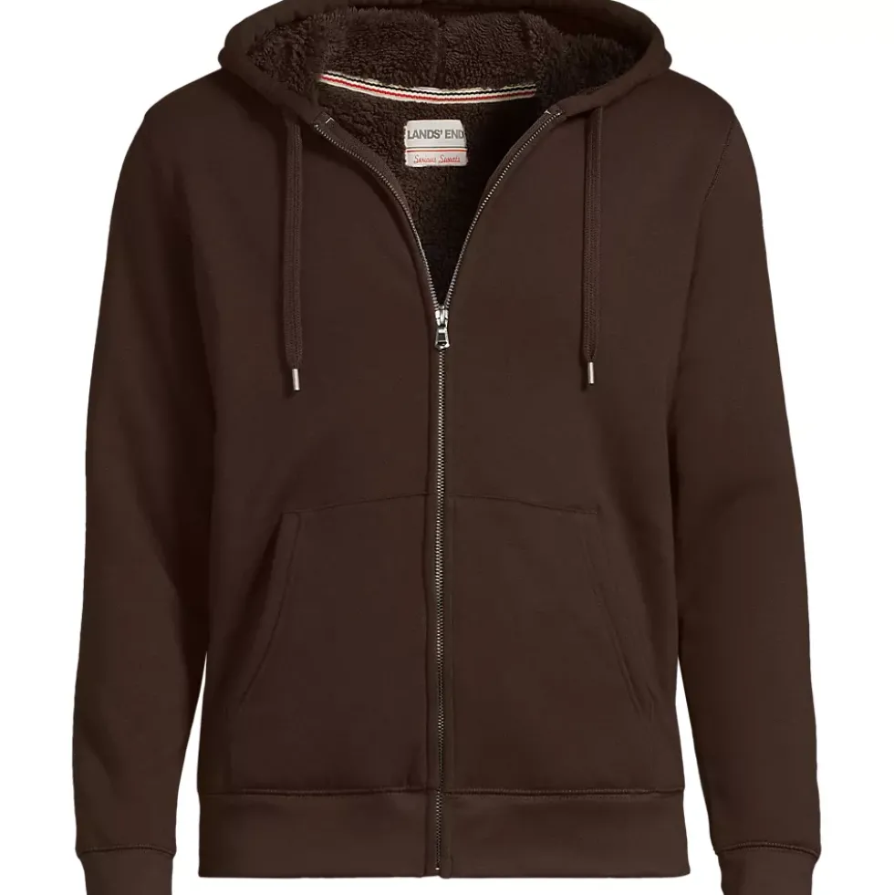 Men's Serious Sweats Full Zip Sherpa Fleece Hoodie