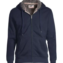 Men's Serious Sweats Full Zip Sherpa Fleece Hoodie
