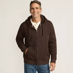 Men's Serious Sweats Full Zip Sherpa Fleece Hoodie