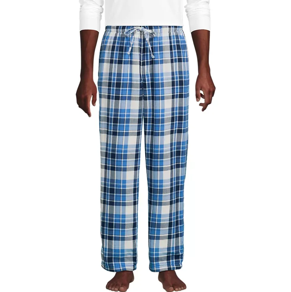 Men's Sherpa Fleece Lined Flannel Pajama Pants