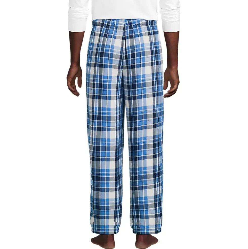 Men's Sherpa Fleece Lined Flannel Pajama Pants