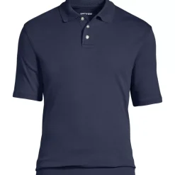 Men's Short Sleeve Banded Bottom Polo Shirt