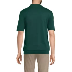 Men's Short Sleeve Banded Bottom Polo Shirt