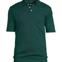 Men's Short Sleeve Banded Bottom Polo Shirt