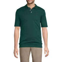 Men's Short Sleeve Banded Bottom Polo Shirt