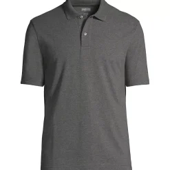 Men's Short Sleeve Basic Mesh Polo Shirt