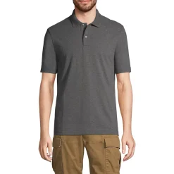 Men's Short Sleeve Basic Mesh Polo Shirt
