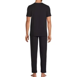 Men's Short Sleeve Cooling Knit V-Neck Pajama Set