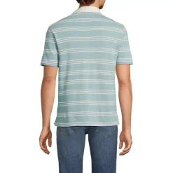 Men's Short Sleeve Cotton Linen Rugby Polo