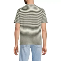 Men's Short Sleeve Cotton Linen Tee